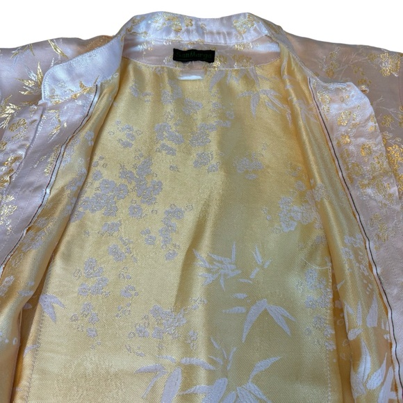 Vintage‎ Asian Silk Embroidered Brocade Coat - Picture 8 of 13